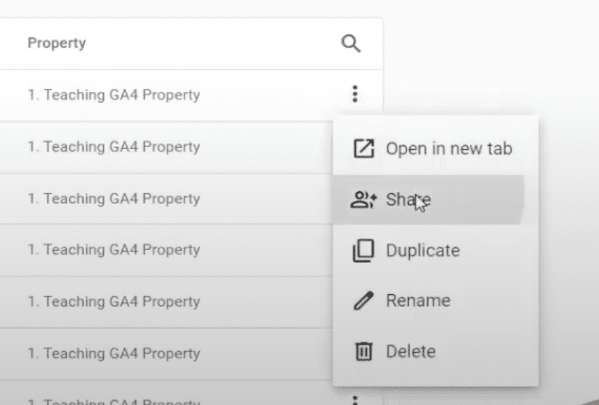 Option to share exploration reports with others