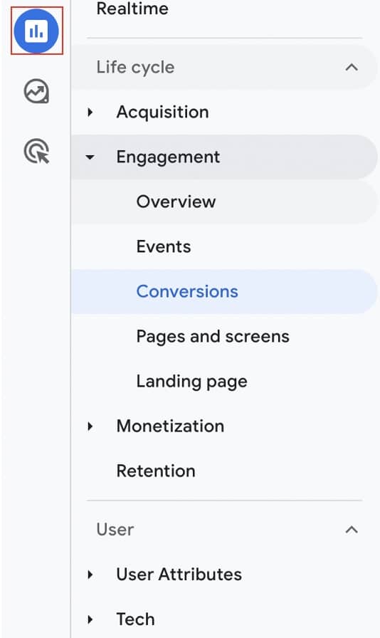 GA4 conversion events
