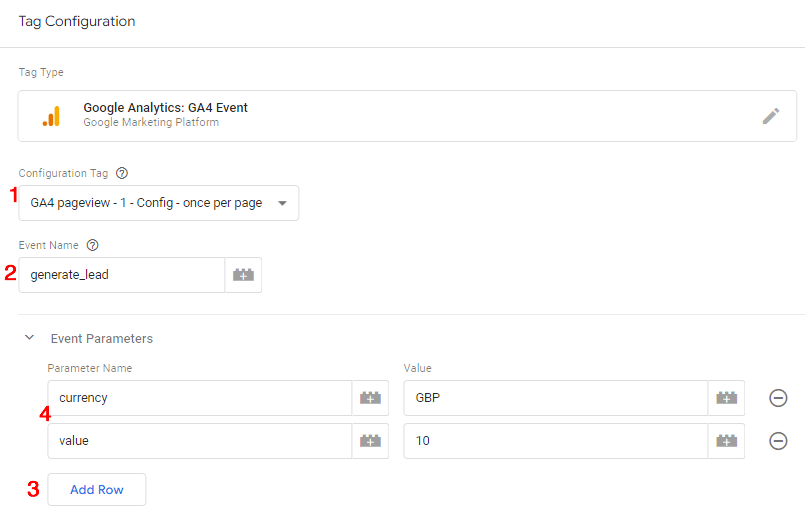 Parameters currency’ and value 