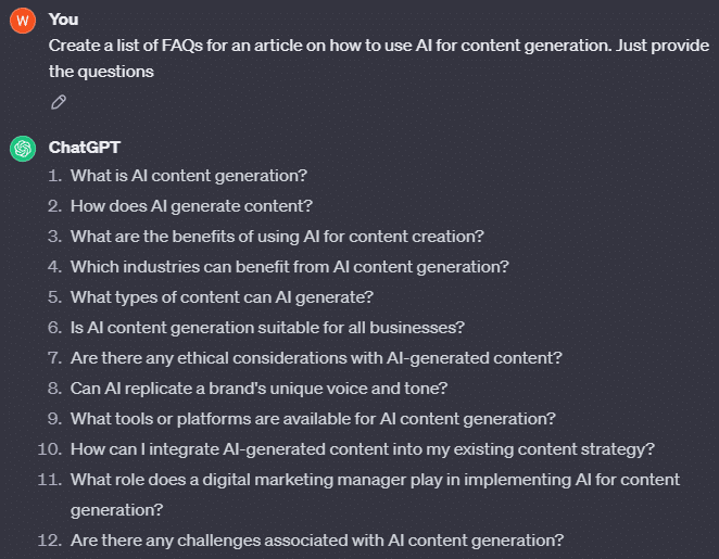 ai content generation for seo
