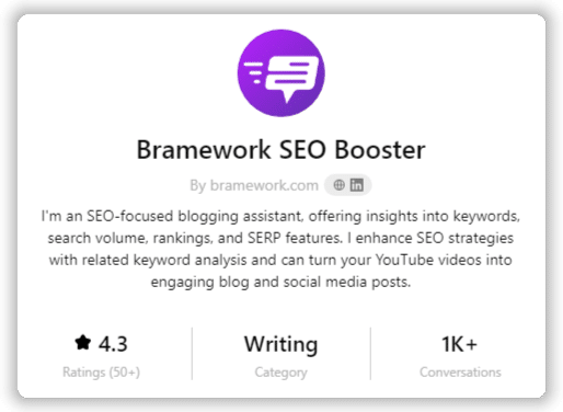 Bramework SEO Booster
