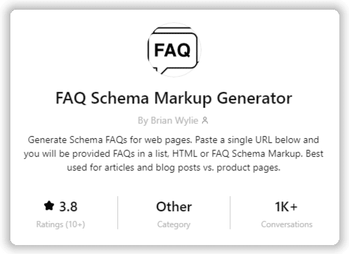 FAQ Schema Markup Generator