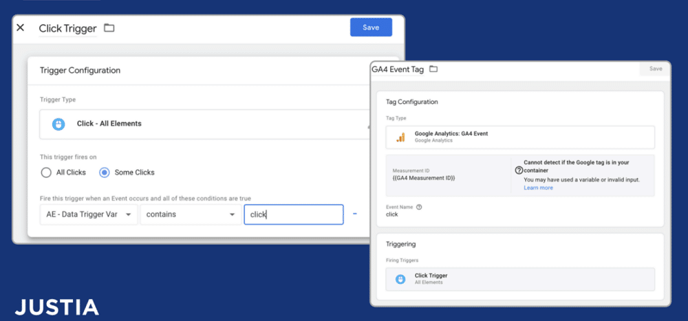 Filtering the trigger condition using the data trigger variable previously created