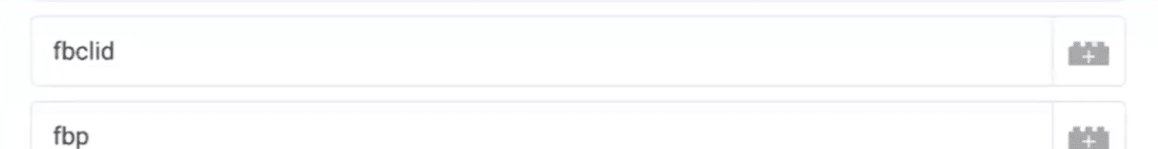 Additional parameters for Facebook click ID and Facebook Pixel