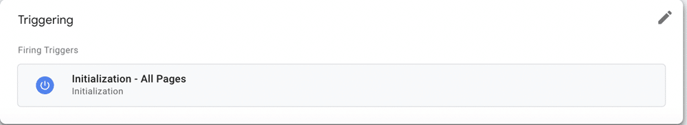 Showing initialization - all pages trigger
