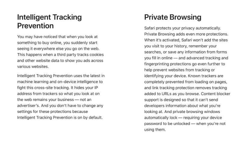 Changes in iOS 26 update related to tracking